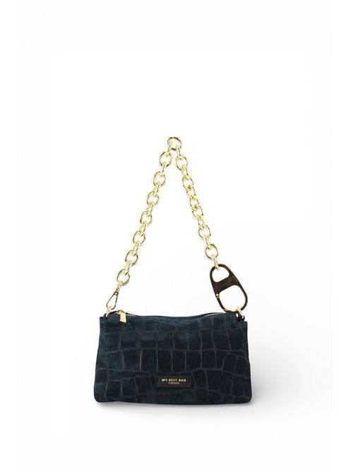 reflex croco piccola MY BEST BAG FIRENZE | F2-MYB-3029S-S02MINERAL GREEN